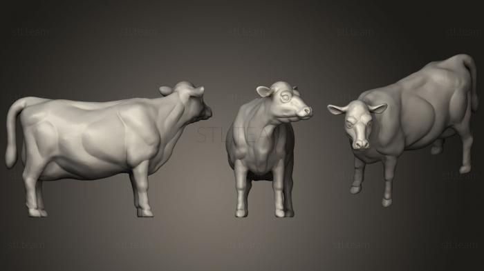 Статуэтки животных Золотая корова
